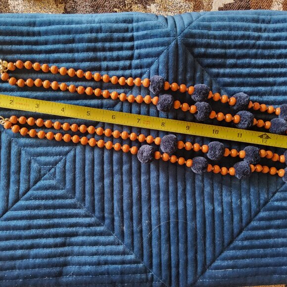 J.Crew Pom Pom and wooden beads - Picture 5 of 5